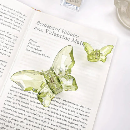 Crystal Butterfly Hair Claw