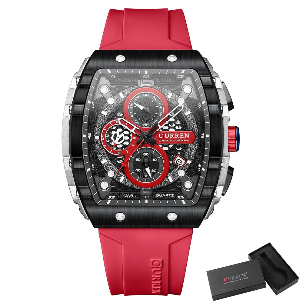 Men’s Luxury Square Quartz Watch