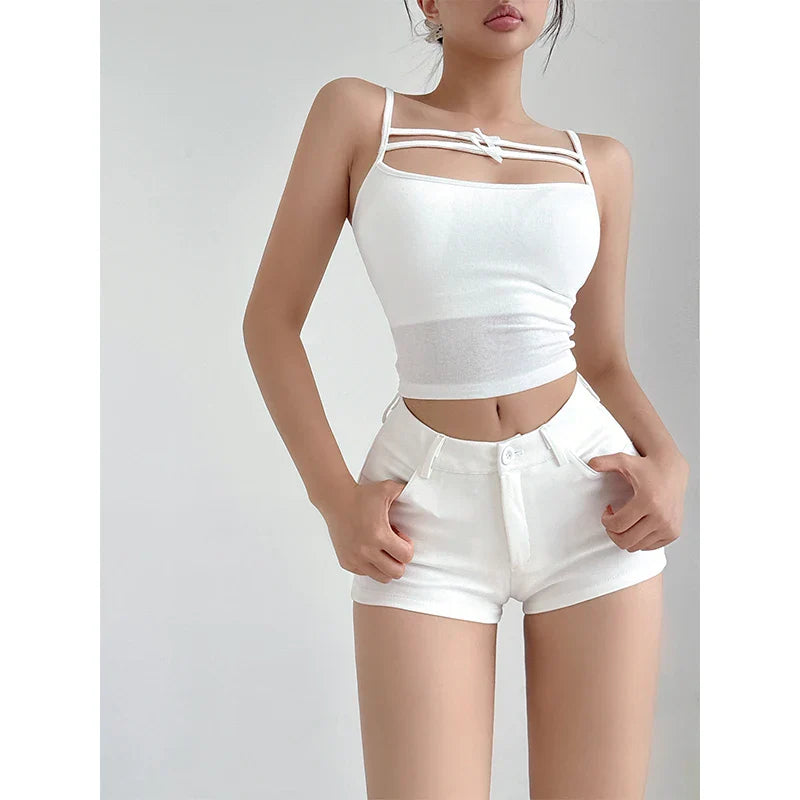 Sweet Sleeveless Bow Tank