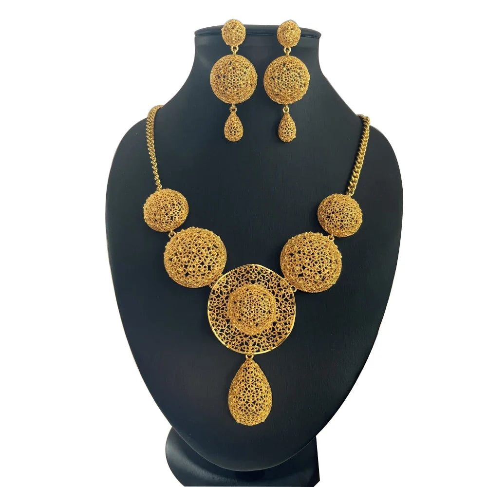 Dubai Gold Bridal Jewelry Set