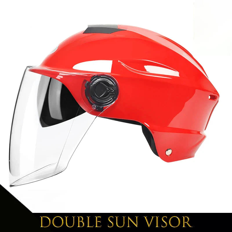 Unisex Half Face Motorcycle Helmet