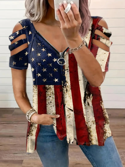 Plus Size V-Neck Tee