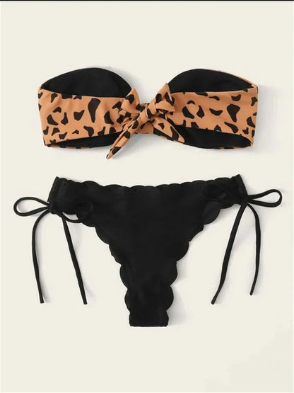 Women's Lace-Up Bikini