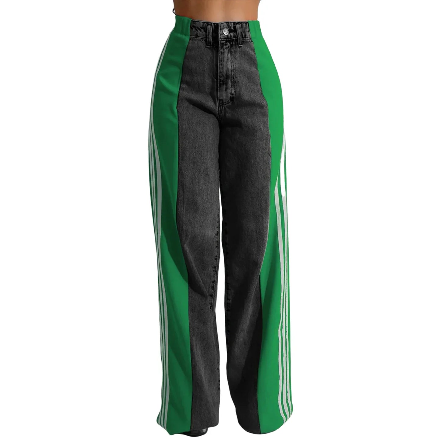 Wide Leg Denim Jeans