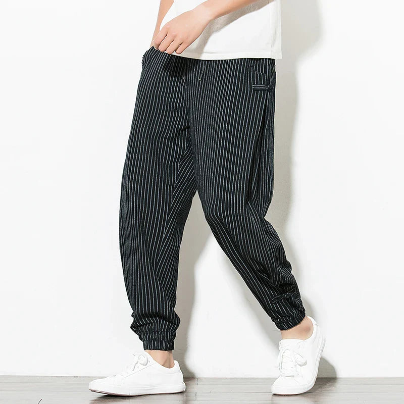 Striped Harem Pants