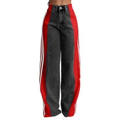 Wide Leg Denim Jeans