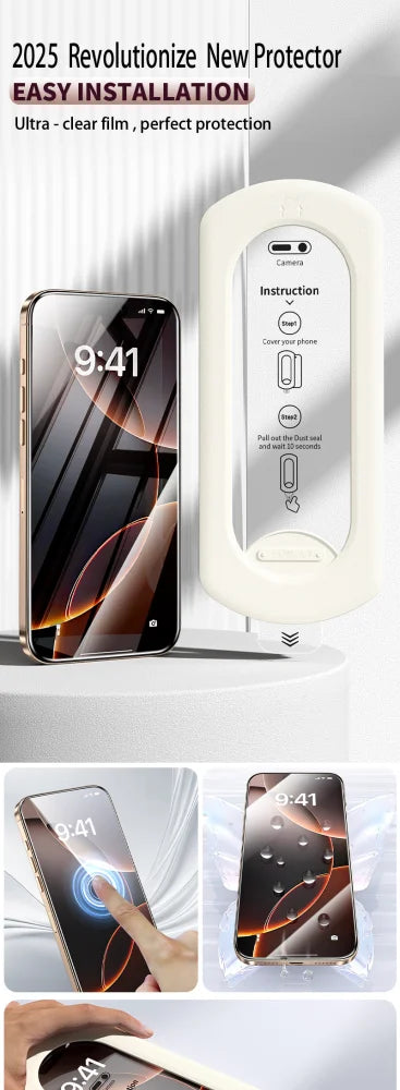 3-Pack Military-Grade Tempered Glass Screen Protectors for iPhone