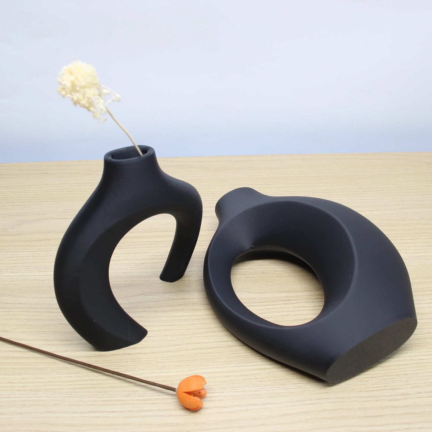 Colorful Boho Vase Duo