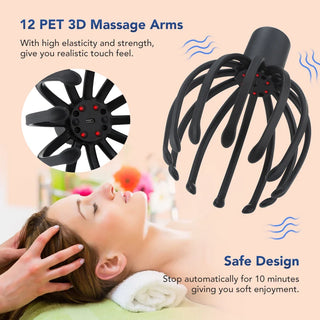 Octopus Head Scalp Massager