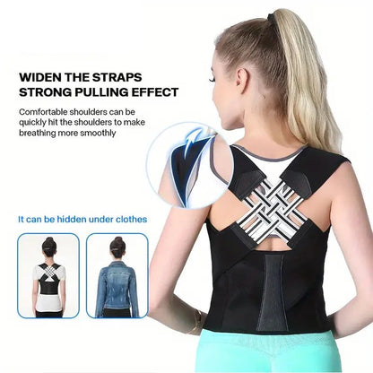 Adjustable Back Brace Posture Corrector for Men and Women