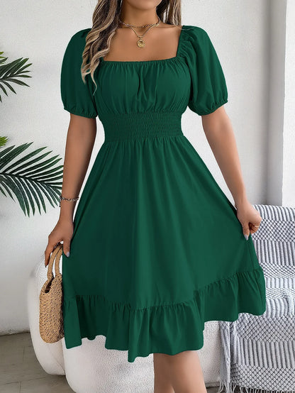 Women's Elegant Ruffle Dress