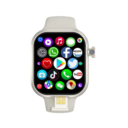 Luxury On-Wrist Smartphone | 1380mAh Battery | Fitness, Calls, Compass, SIM Support
