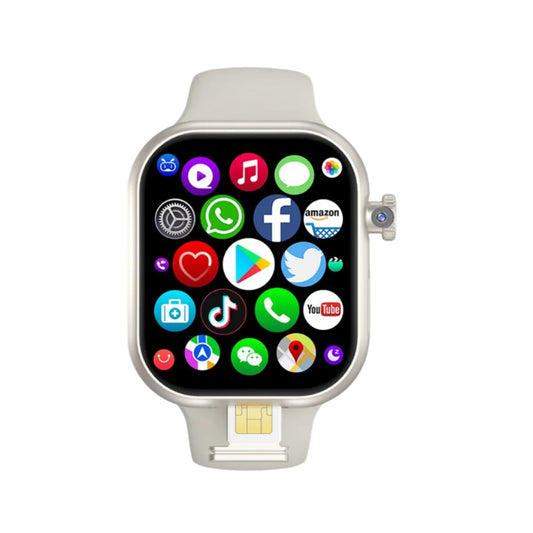 Luxury On-Wrist Smartphone | 1380mAh Battery | Fitness, Calls, Compass, SIM Support