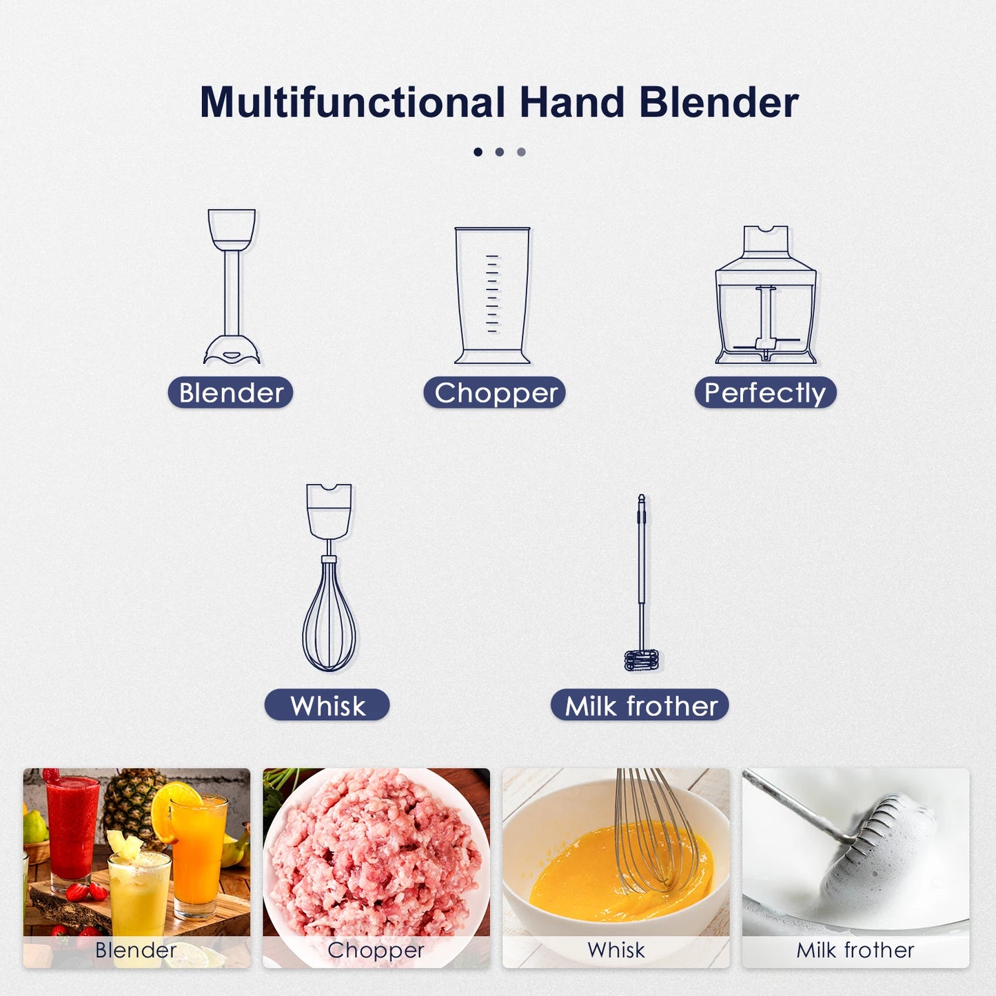 5-in-1 Electric Stick Blender