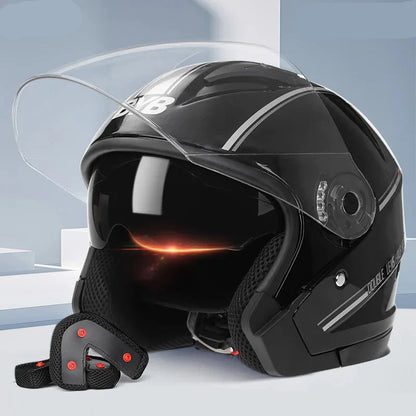 Open Face Motorcycle Helmet