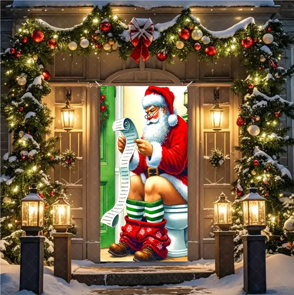 Christmas Santa Door Banner