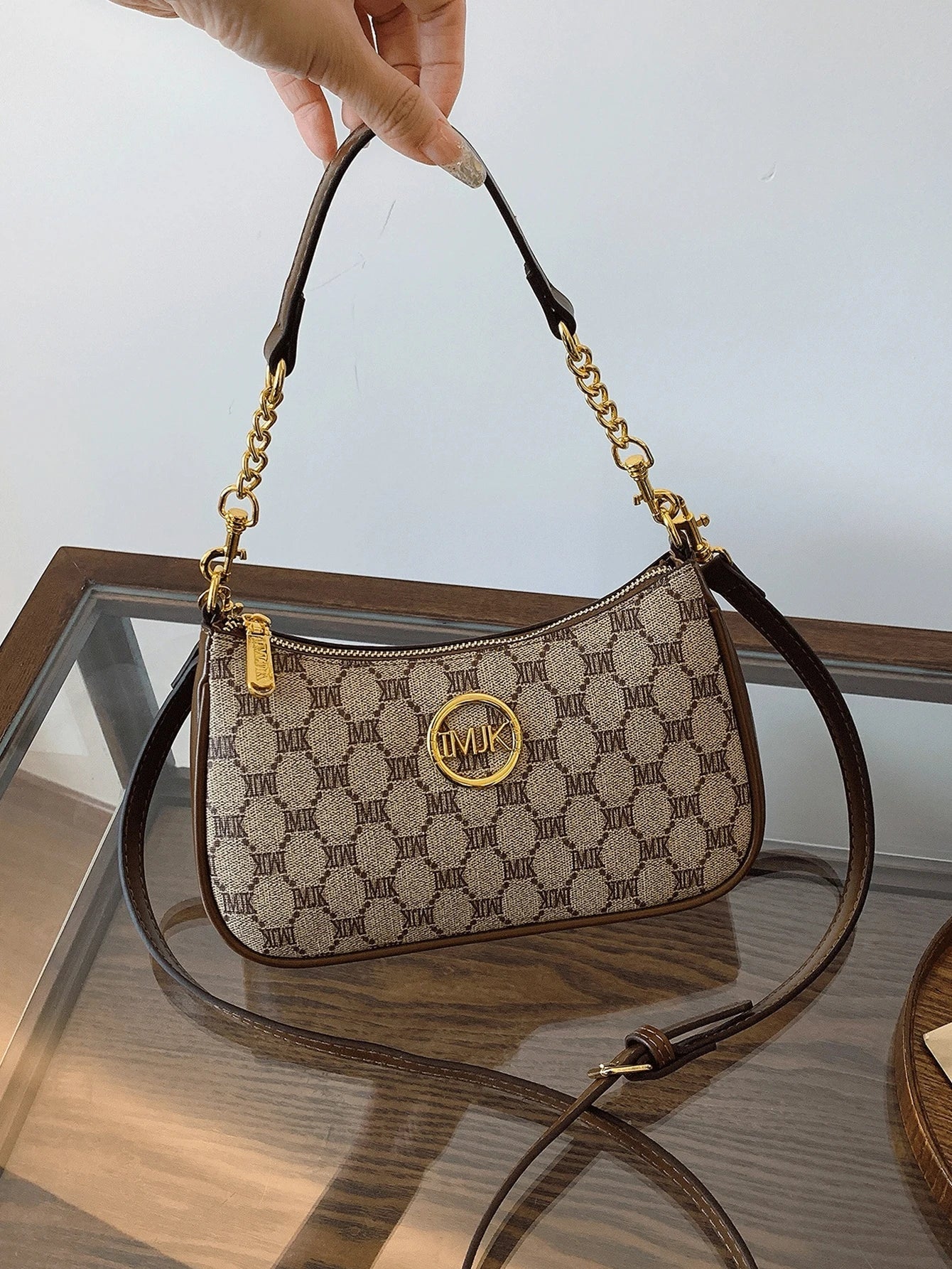 Gold Chain Crossbody Bag