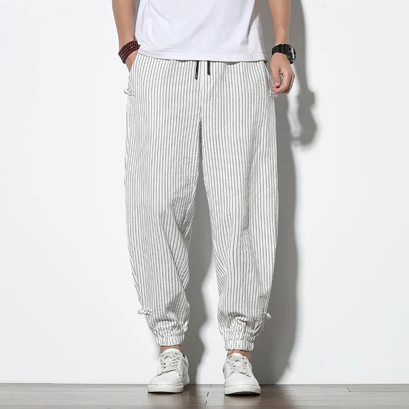 Striped Harem Pants