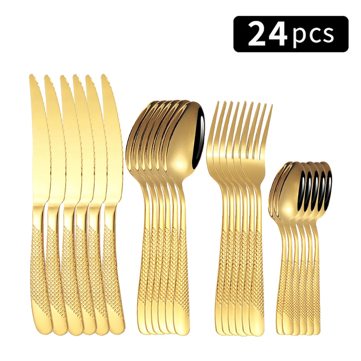24pc Stainless Steel Cutlery Set