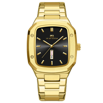 Men’s Square Quartz Wristwatch