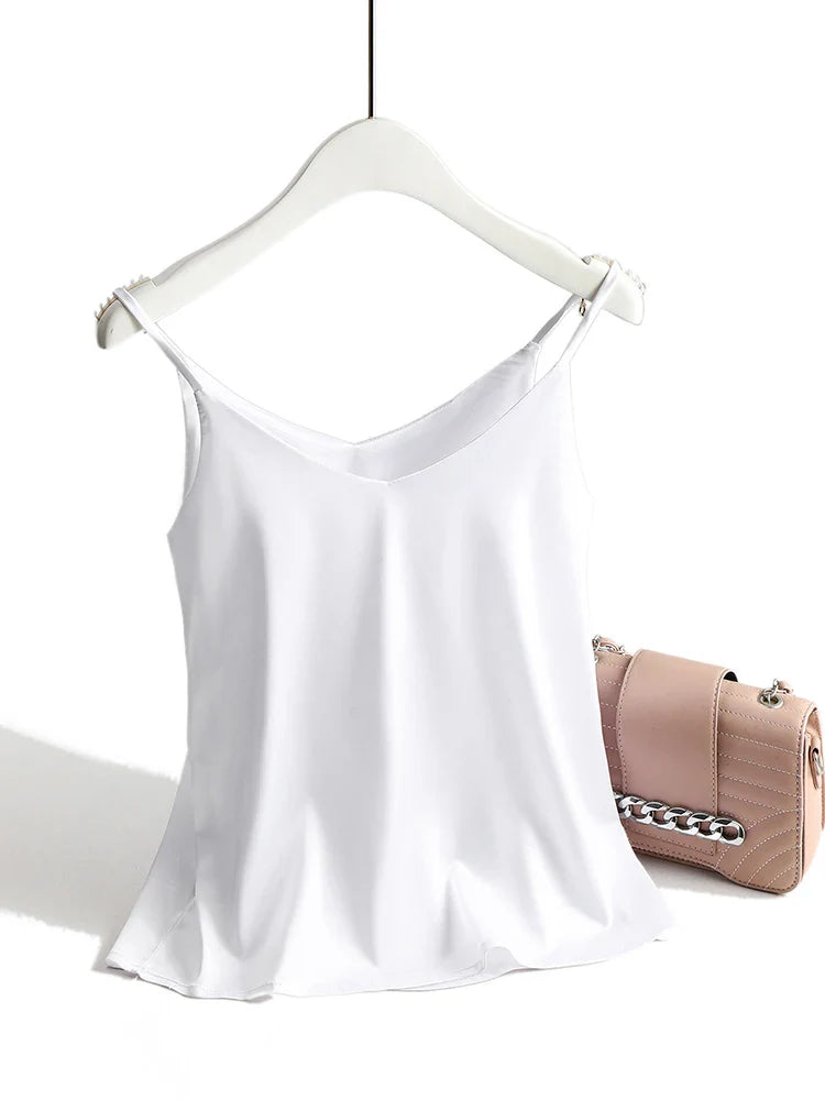 Halter V-Neck Tank Top