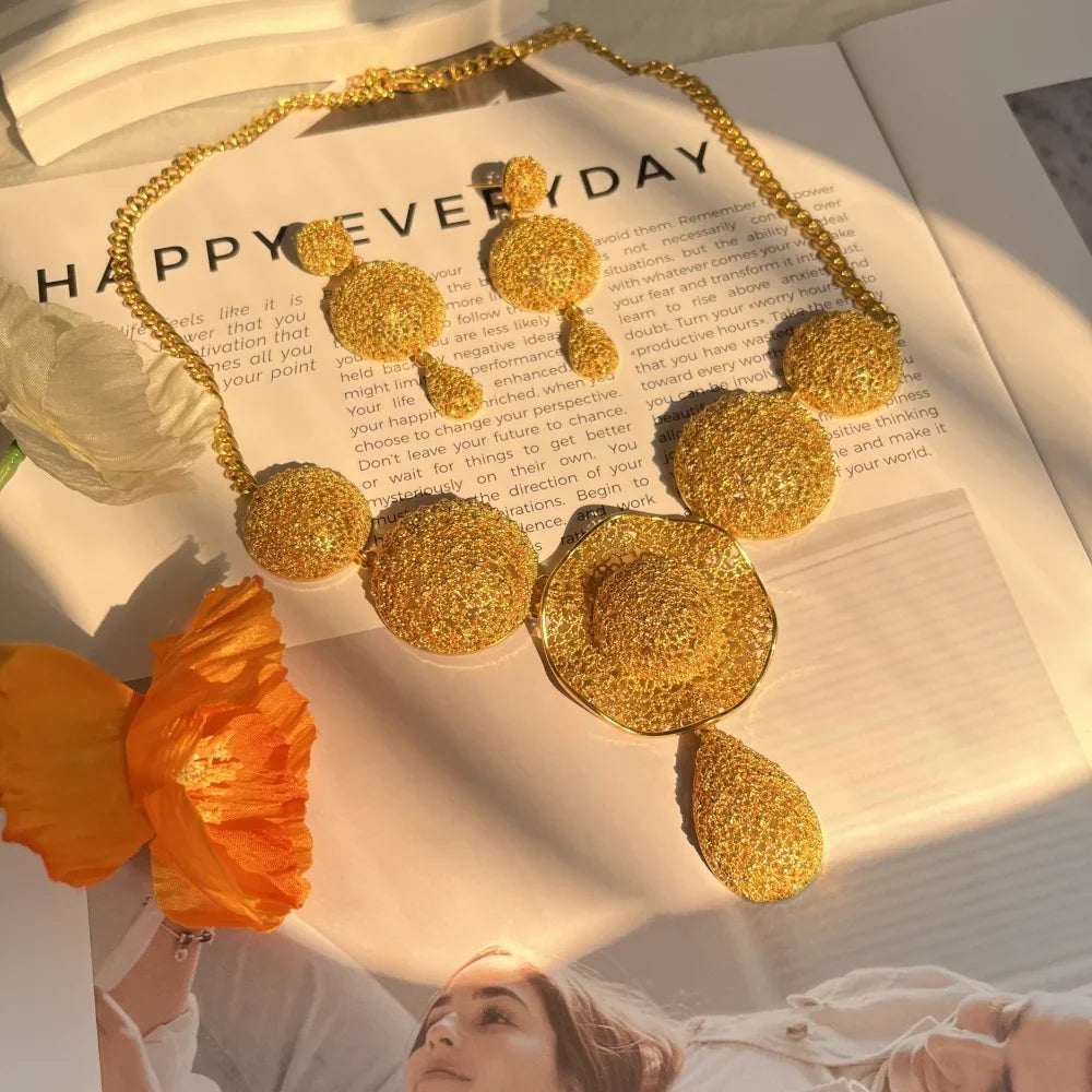 Dubai Gold Bridal Jewelry Set