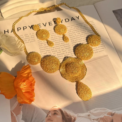 Dubai Gold Bridal Jewelry Set