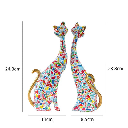 Nordic Graffiti Cat Ornament