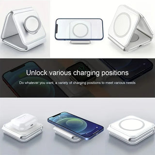 3-in-1 Magnetic Wireless Charger