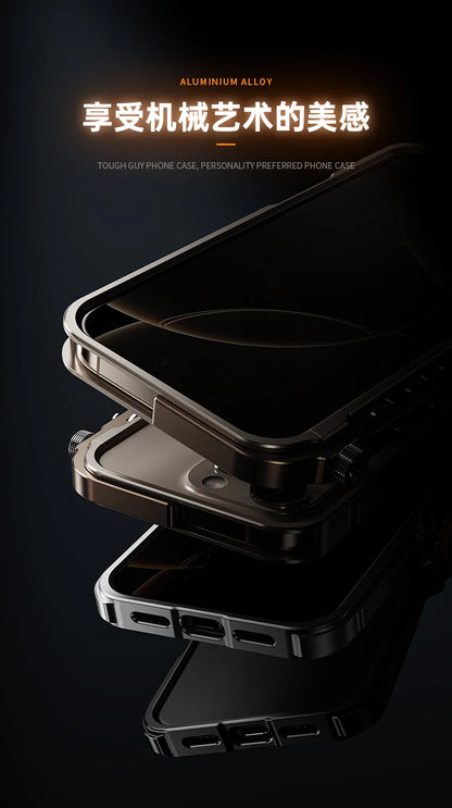 Luxury Aluminum Metal Bumper Frame for iPhone 15 & 16 Series