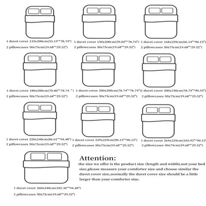 Korean Lace Seersucker Bedding Set