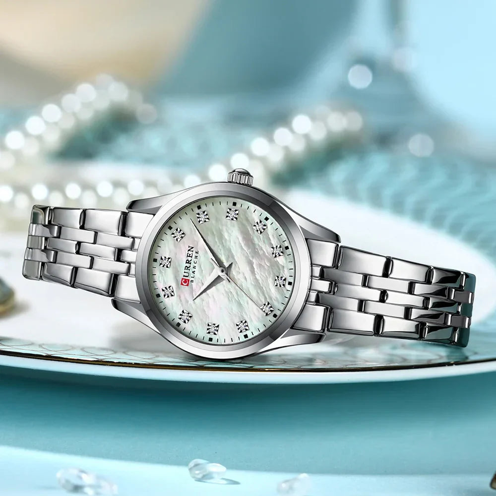 Elegant Stainless Steel Women’s Watch