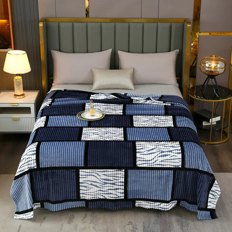 Plaid Flannel Fleece Blanket