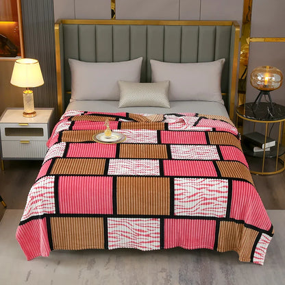 Plaid Flannel Fleece Blanket