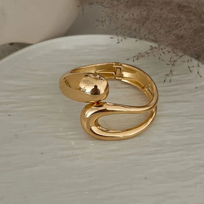 Punk Geometric Cuff Bracelet