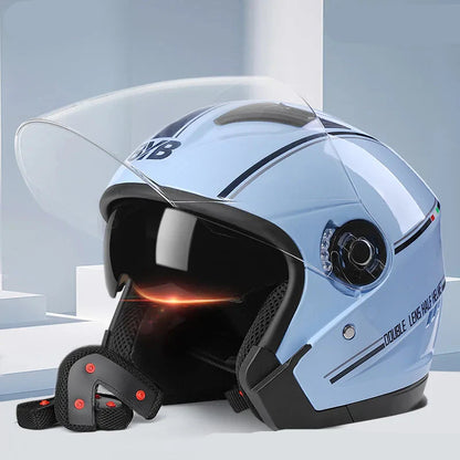 Open Face Motorcycle Helmet