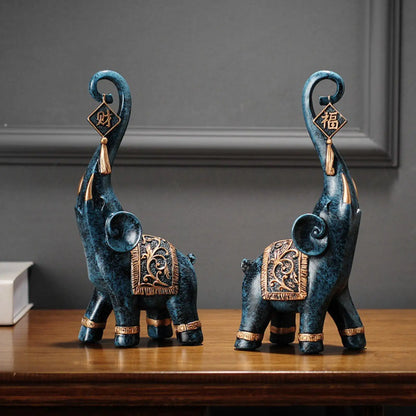 Elephant Sculpture Home Decor