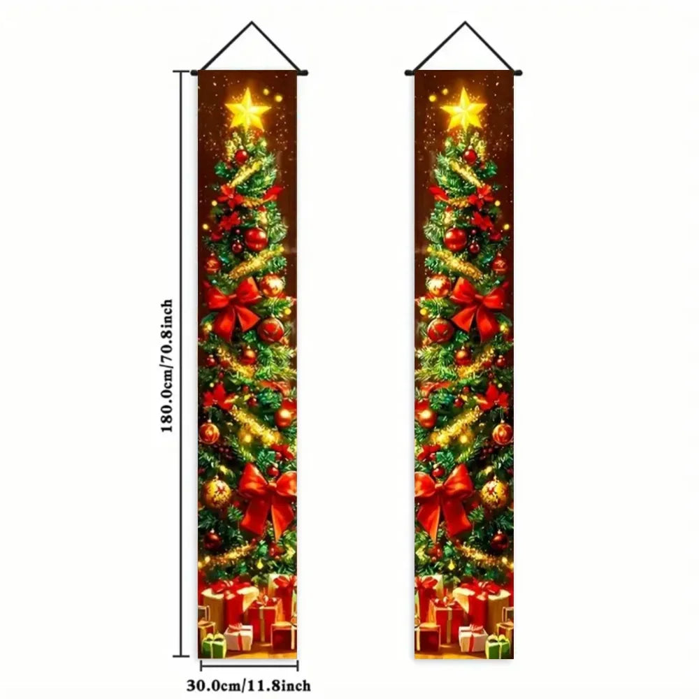 Christmas Santa Door Banner