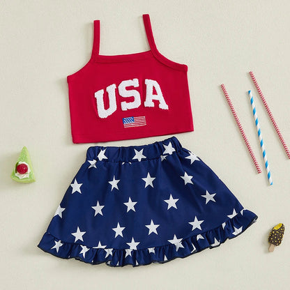 Toddler Girl 4th of July Outfit