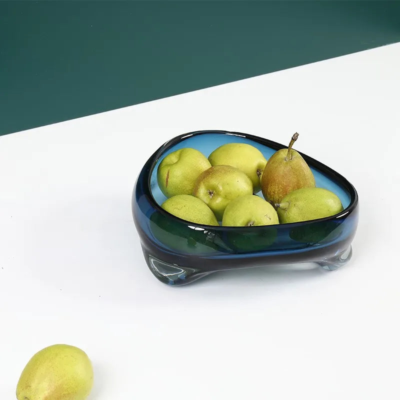 Geometric Glass Display Tray