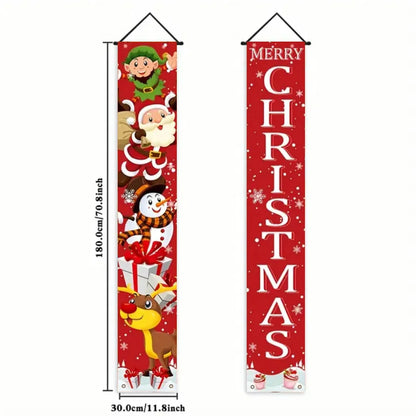 Christmas Santa Door Banner