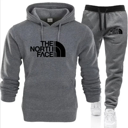 Trendy Printed Men’s Hoodie Set