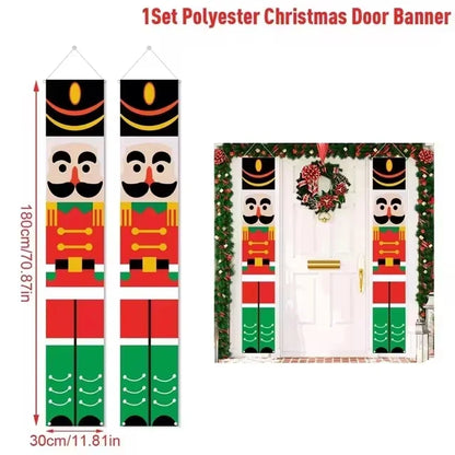 Christmas Hanging Door Banner