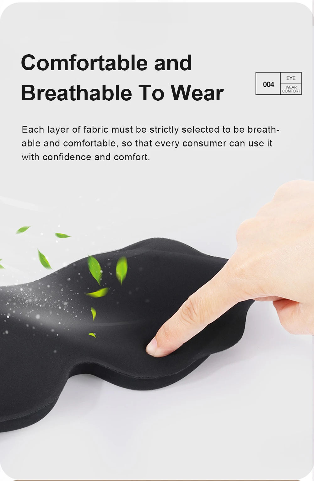 3D Sleep Mask for Eyes Travel Aid