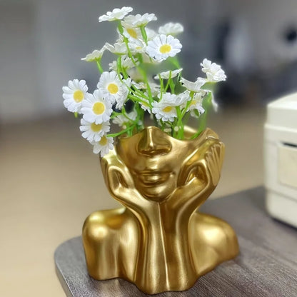 Nordic Face Flower Vase