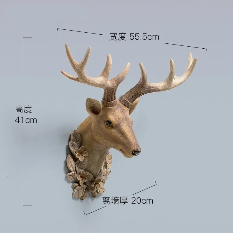 Deer Head Wall Hanging Decoration