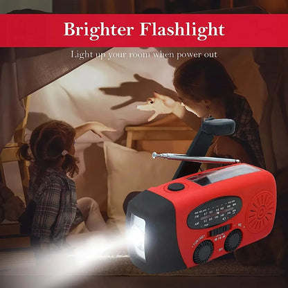 Hand Crank Emergency Radio with Power Bank
