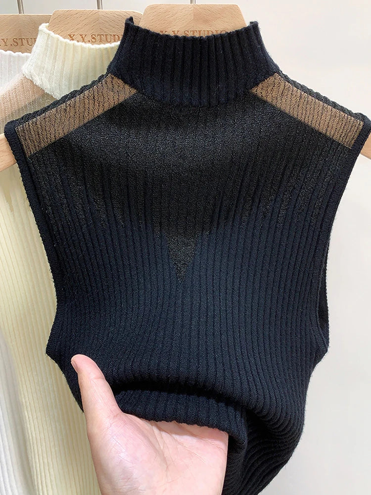 Knitted Streetwear Tank Top
