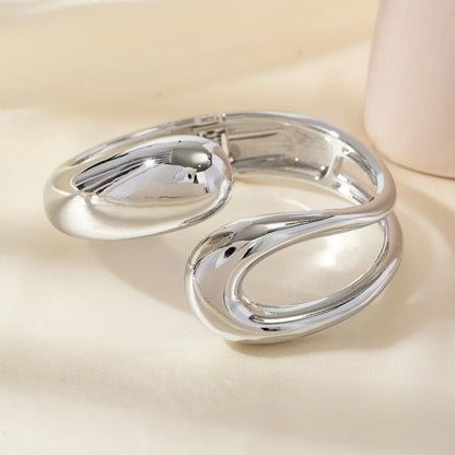 Punk Geometric Cuff Bracelet