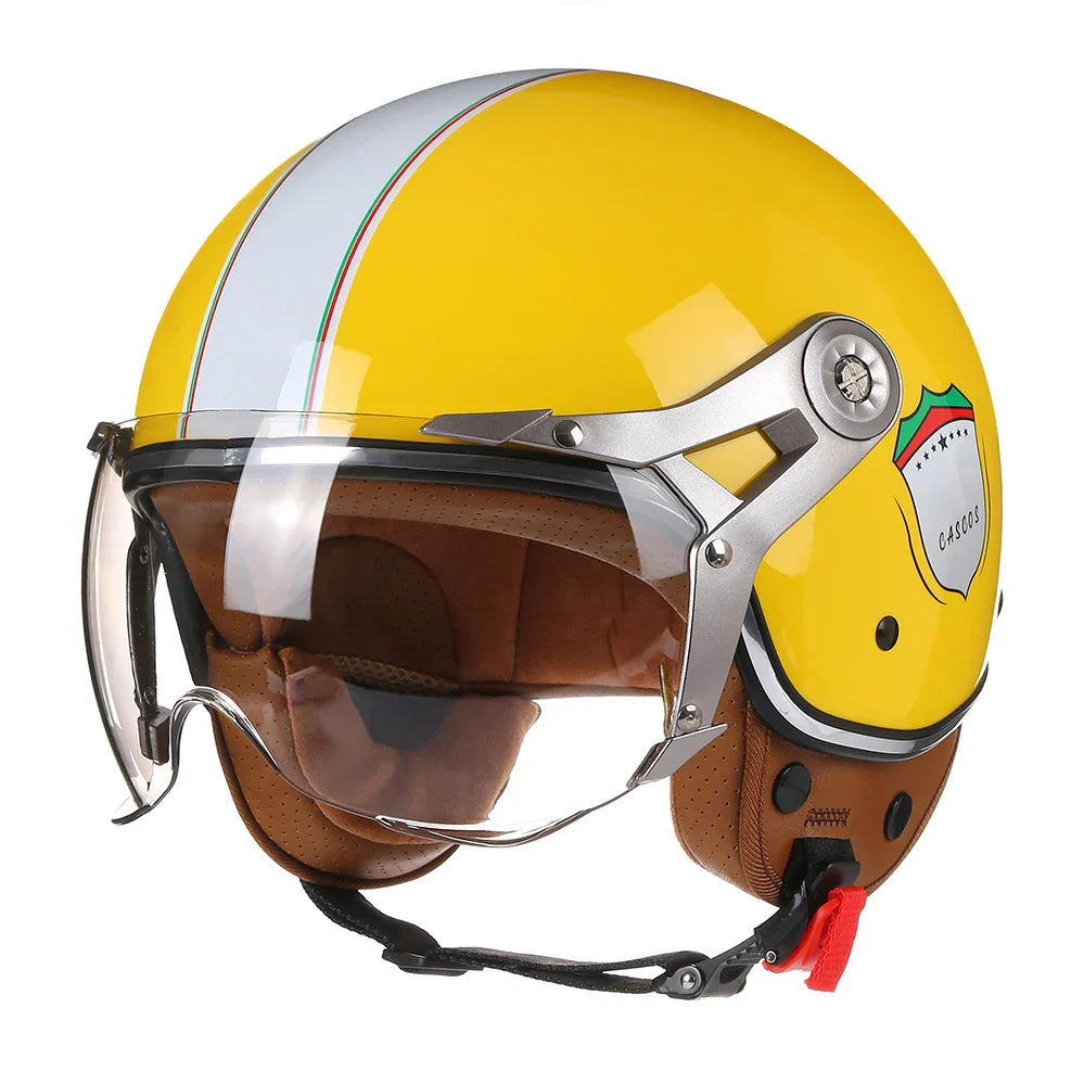 Retro Open Face Helmet
